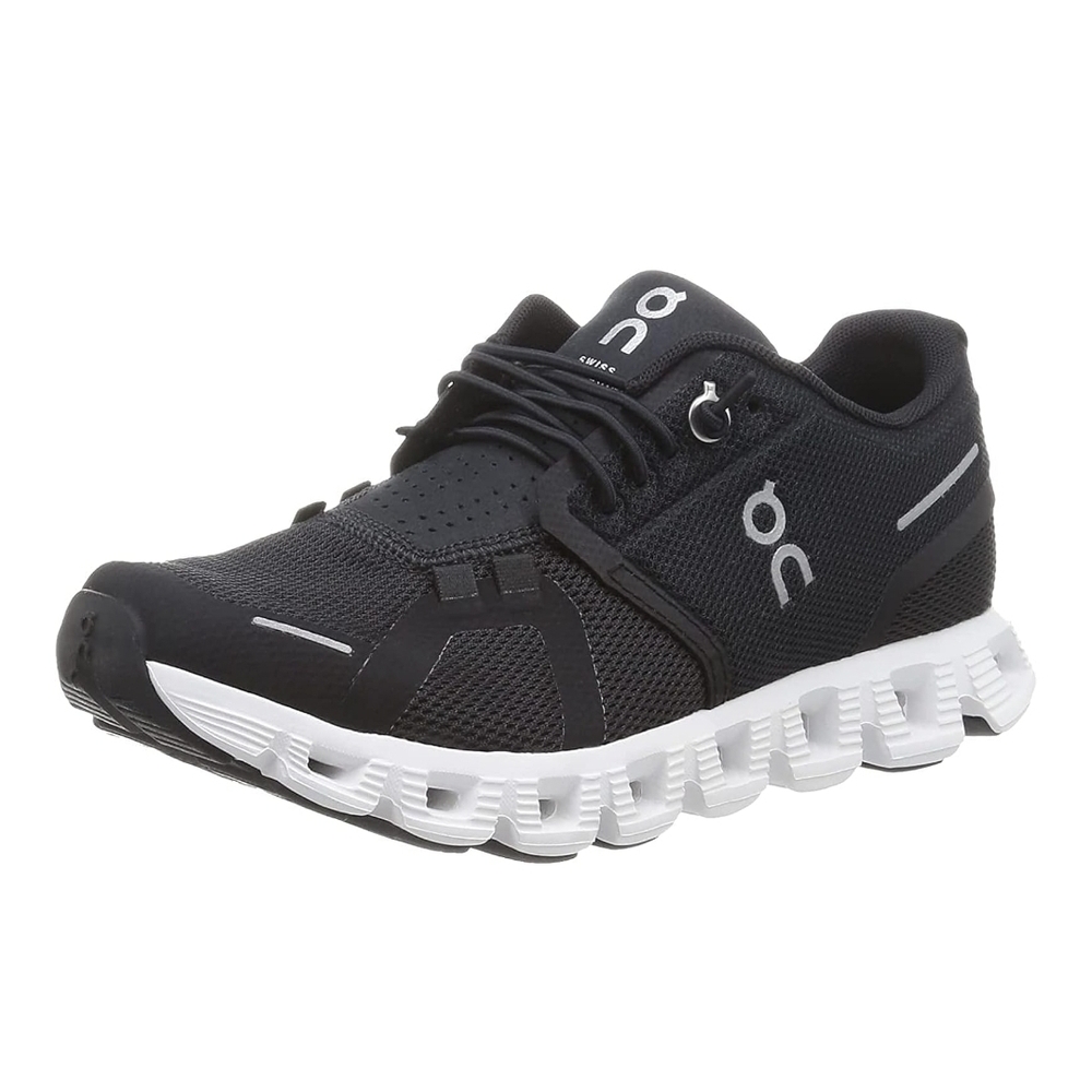 On Running Athletic Shoes in Black and White